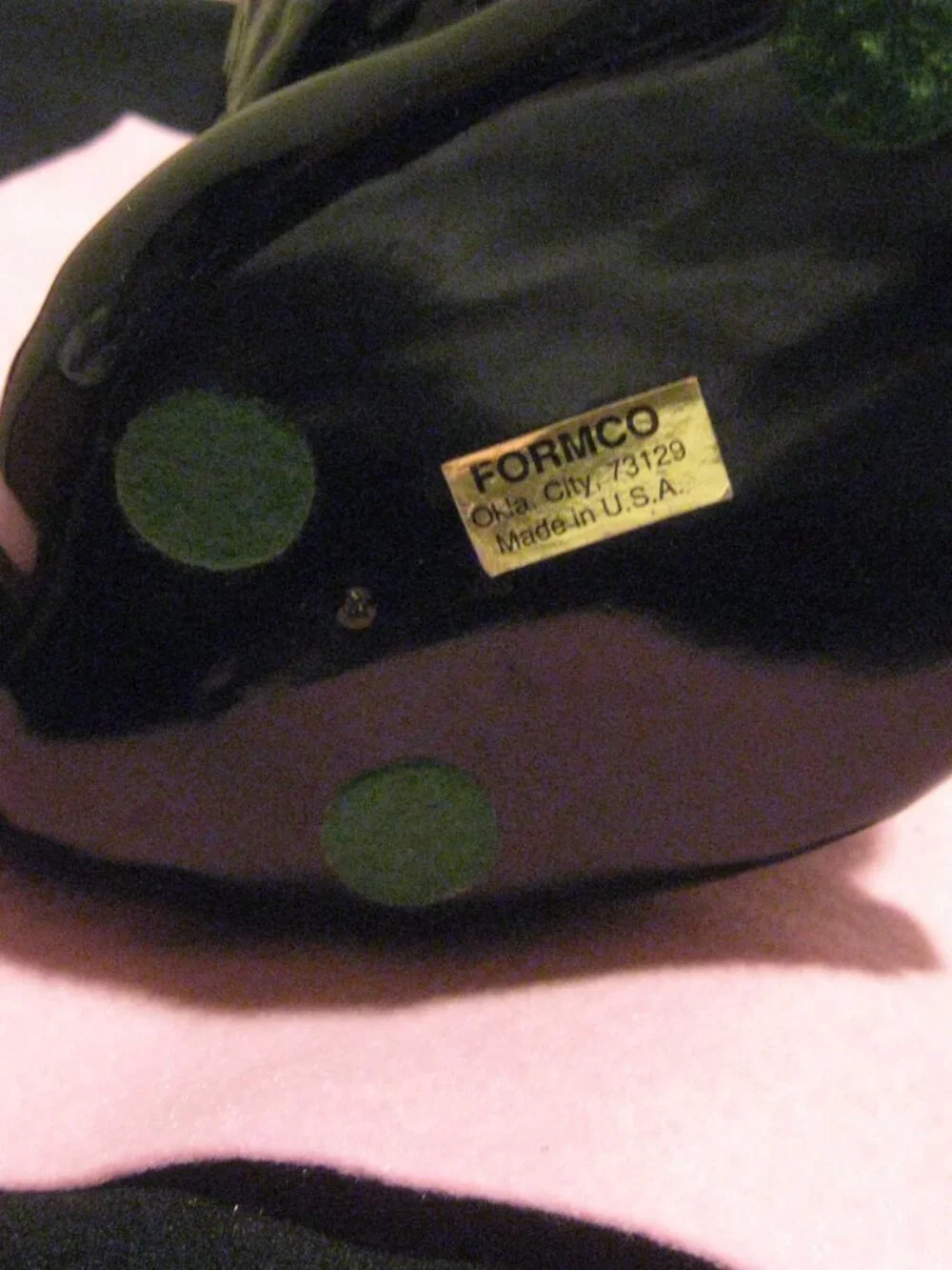 Black MCM Ceramic Swan Planter by Formco USA